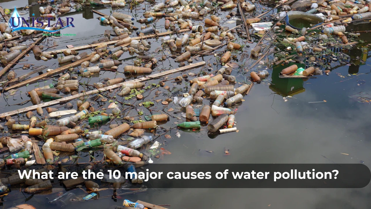 What are the 10 major causes of water pollution?
