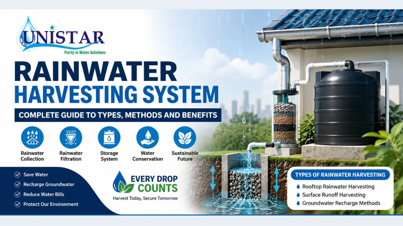You are currently viewing Rainwater Harvesting System: Complete Guide to Types, Methods and Benefits